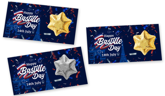 Bastille Day Heart Card