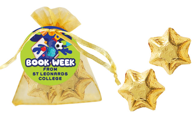 Book Week Personalised Organza Bag