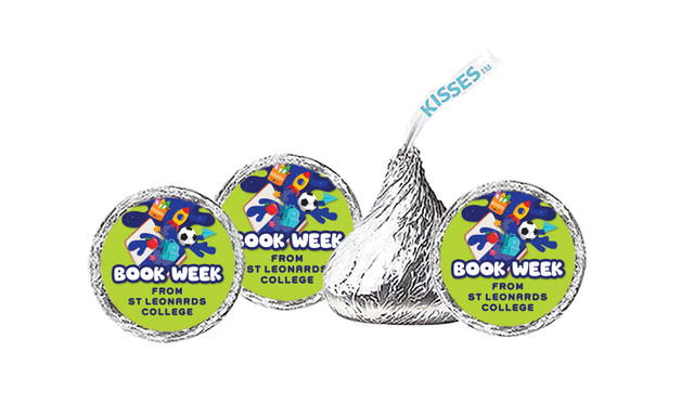 Book Week Personalised Hersheys Kisses