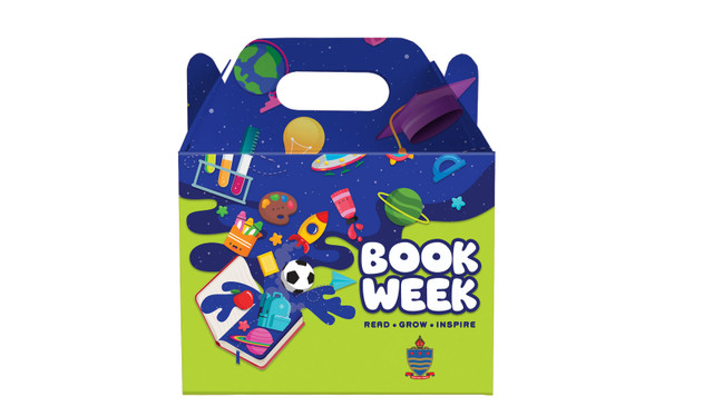 Book Week Personalised Gable Favour Box