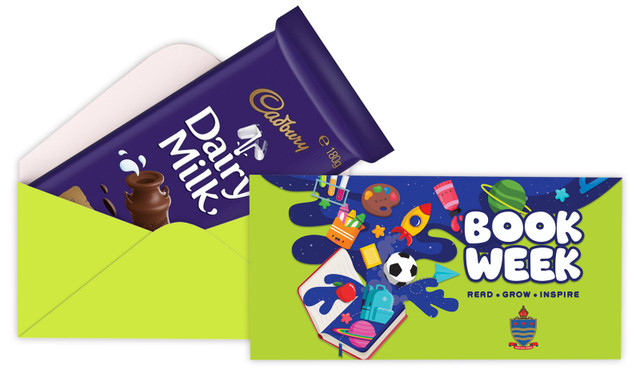 Book Week Personalised Cadbury Bar Box