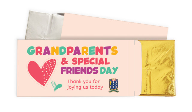 Grandparents Day Personalised Chocolate Bar In A Box