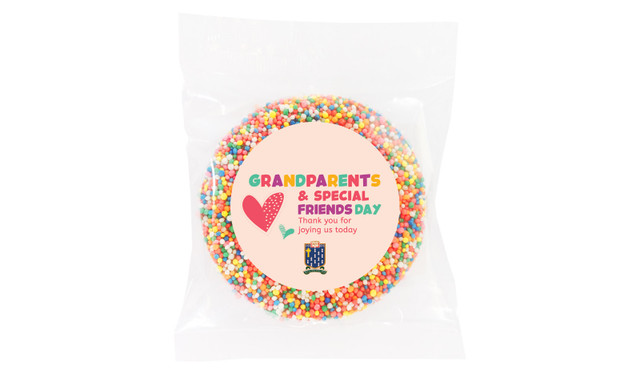 Grandparents Day Personalised Chocolate Freckle
