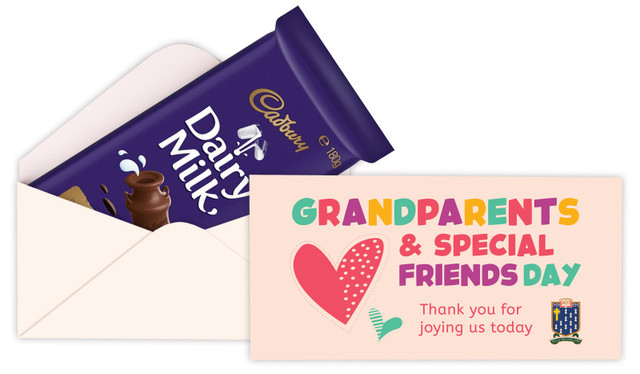 Grandparents Day Personalised Cadbury Bar Box