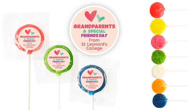 Grandparents Day Custom 3cm Mini Lollipops