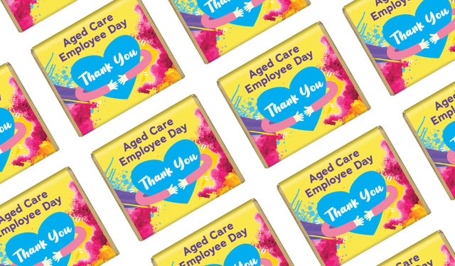 Aged Care Employee Day Personalised Mini Chocolates