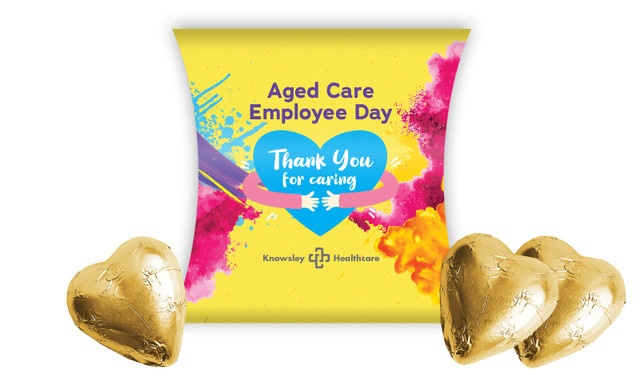 Aged Care Employee Day Personalised Pillow Boxes