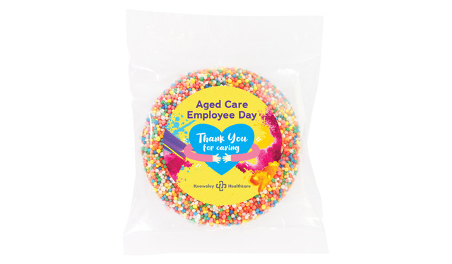 Aged Care Employee Day Personalised Chocolate Freckle