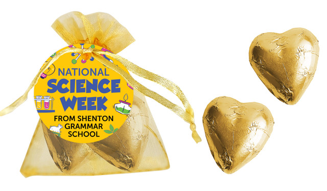 National Science Week Personalised Organza Bag