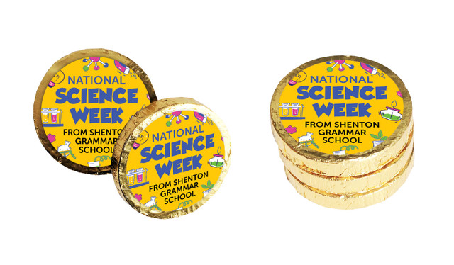 National Science Week Custom Chocolate Coin