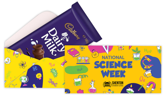 National Science Week Personalised Cadbury Bar Box