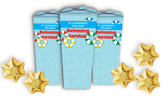 School Swimming Carnival Personalised Chocaboxes