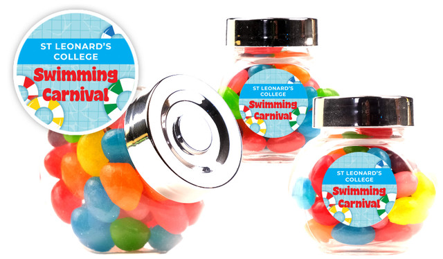 School Swimming Carnival Custom Mini Candy Jar