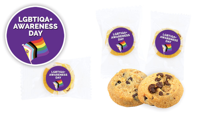 Wear It Purple Day Personalised Bite-Size Cookie 5g