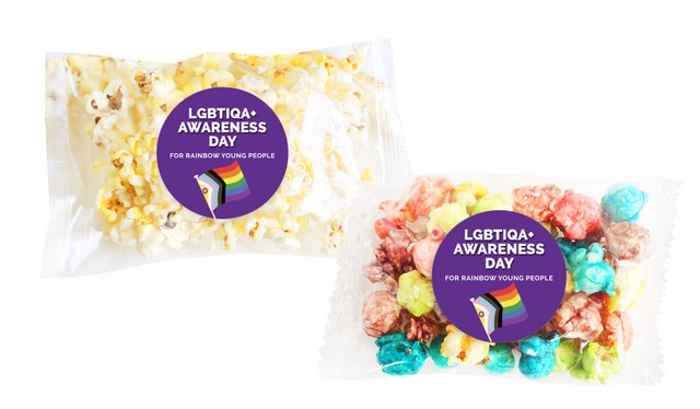 Wear It Purple Day Personalised Popcorn Bag