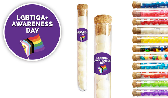 Wear It Purple Day Personalised Test Tubes
