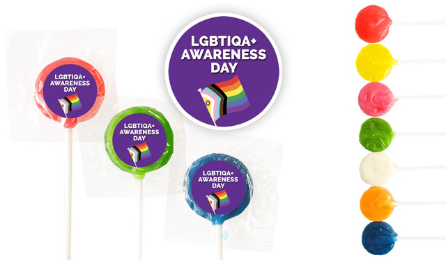 Wear It Purple Day Custom 3cm Mini Lollipops
