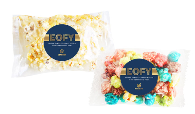 Bold Navy EOFY Personalised Popcorn Bag