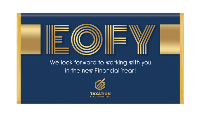 Bold Navy EOFY Custom Chocolate Bars