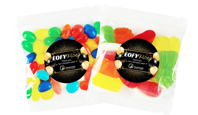 Golden Celebration EOFY Personalised Lolly Bag