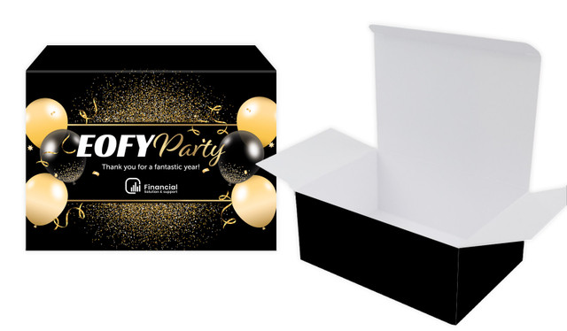 Golden Celebration EOFY Personalised Tuck Gift Box