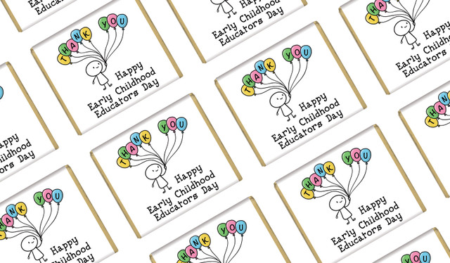 Sketch Early Childhood Educators Day Personalised Mini Chocolates