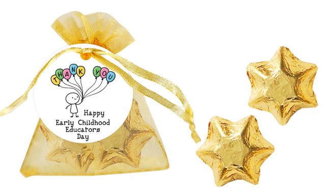 Sketch Early Childhood Educators Day Personalised Organza Bag