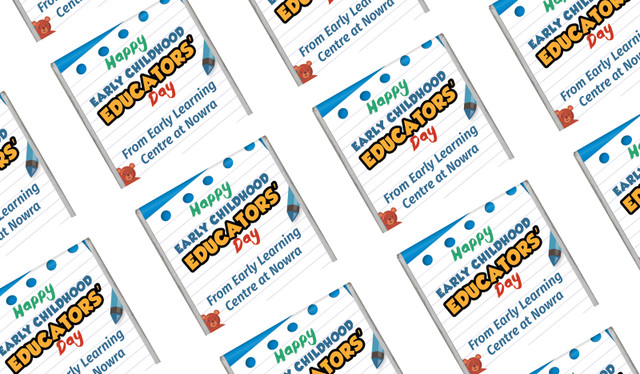 Playroom Early Childhood Educators Day Personalised Mini Chocolates