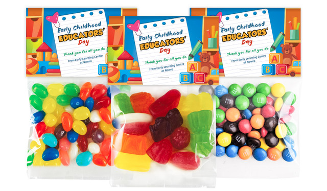 Playroom Early Childhood Educators Day Custom Lolly Bag With Topper