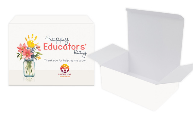 Helping Hand Early Childhood Educators Day Personalised Tuck Gift Box