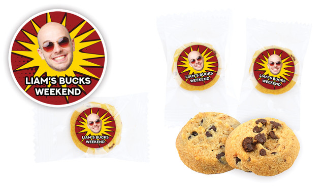 Face Splash Bucks Night Personalised Bite-Size Cookie 5g