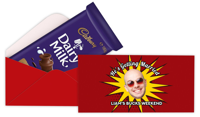 Face Splash Bucks Night Branded Cadbury Bar Box (Box Only)