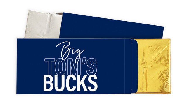Big Announcement Bucks Night Personalised Chocolate Bar In A Box