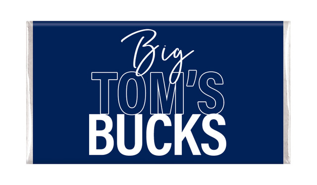 Big Announcement Bucks Night Custom Chocolate Bars