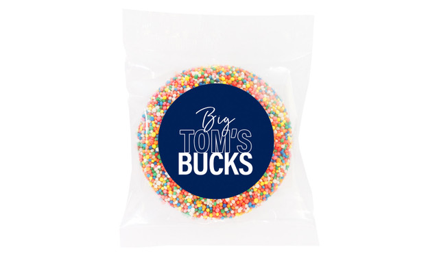 Big Announcement Bucks Night Personalised Chocolate Freckle