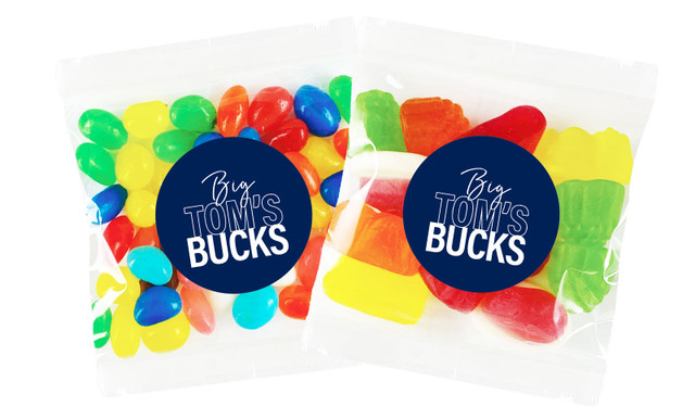 Big Announcement Bucks Night Personalised Lolly Bag