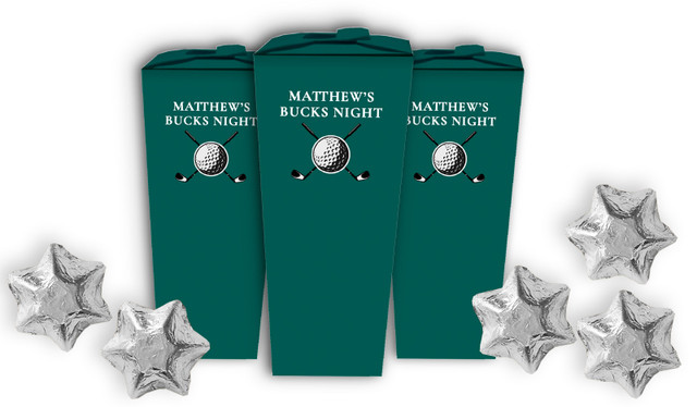 Golf Bucks Night Personalised Chocaboxes