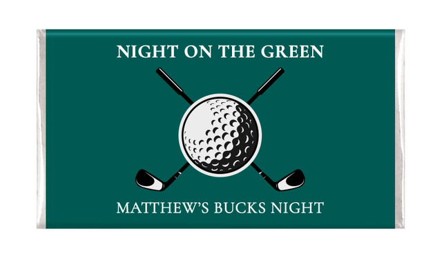 Golf Bucks Night Custom Chocolate Bars