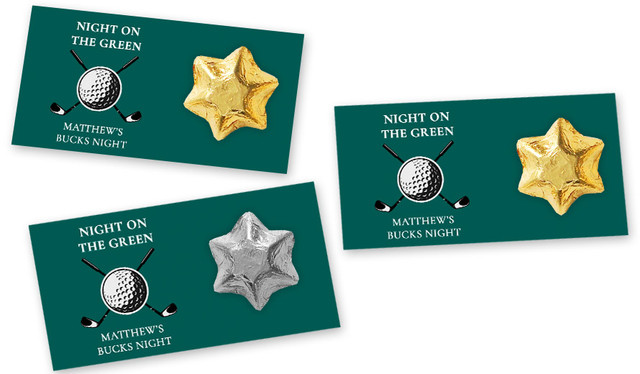 Golf Bucks Night Branded Heart Card