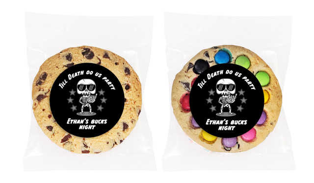 Till Death Bucks Night Personalised Cookie
