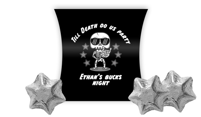 Till Death Bucks Night Personalised Pillow Boxes