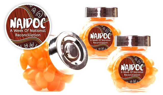 Flowing Indigenous Aboriginal NAIDOC Custom Mini Candy Jar