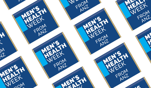 Company Colours Men's Health / Movember Personalised Mini Chocolates