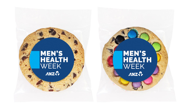 Company Colours Men's Health / Movember Personalised Cookie