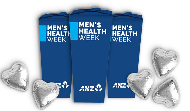 Company Colours Men's Health / Movember Personalised Chocaboxes