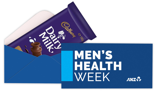 Company Colours Men's Health / Movember Branded Cadbury Bar Box (Box Only)