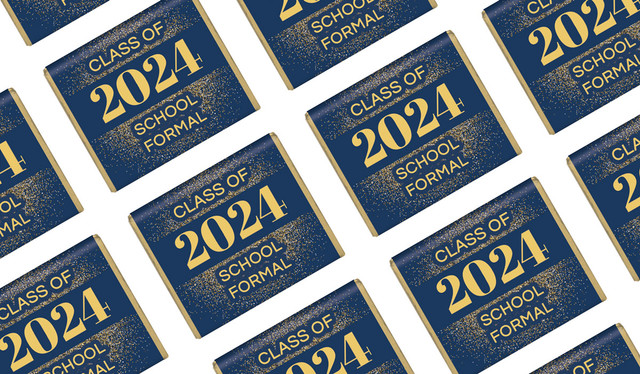 Confetti School Formal Personalised Mini Chocolates