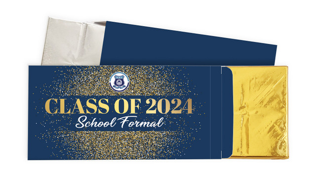 Confetti School Formal Personalised Chocolate Bar In A Box
