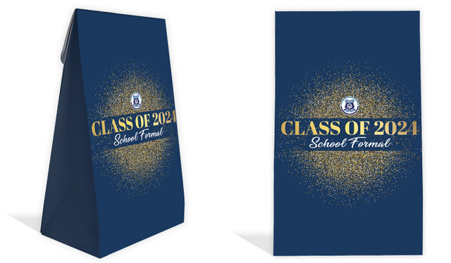 Confetti School Formal Personalised Gusset Favour Bag