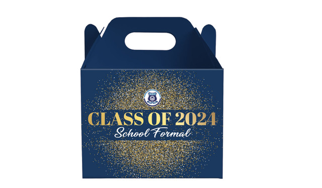 Confetti School Formal Personalised Gable Favour Box